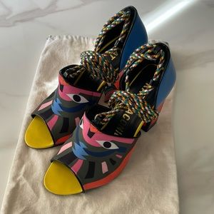 Kat Maconie funky printed heels